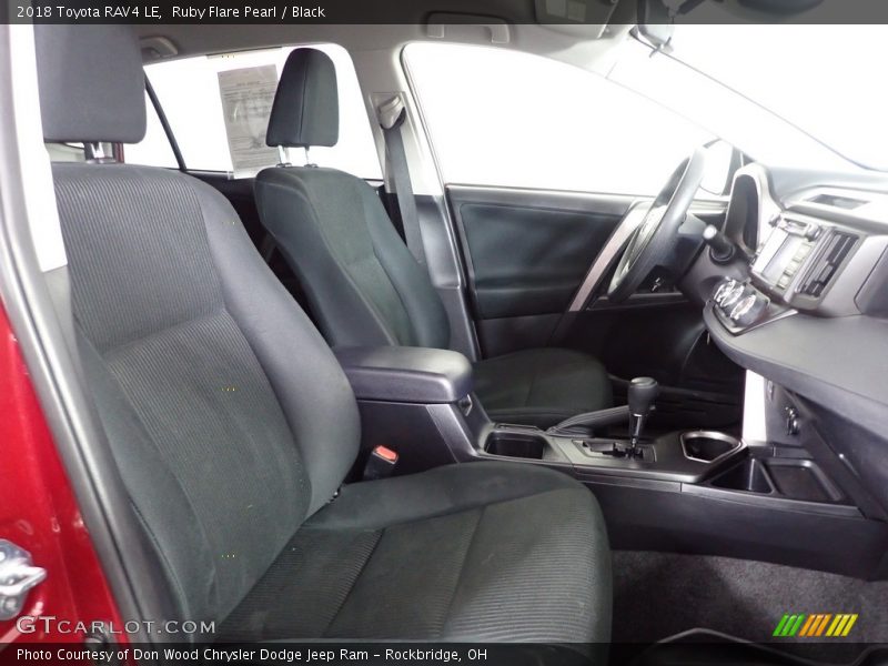Ruby Flare Pearl / Black 2018 Toyota RAV4 LE