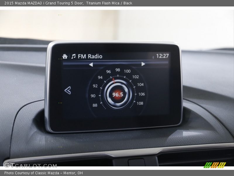 Titanium Flash Mica / Black 2015 Mazda MAZDA3 i Grand Touring 5 Door