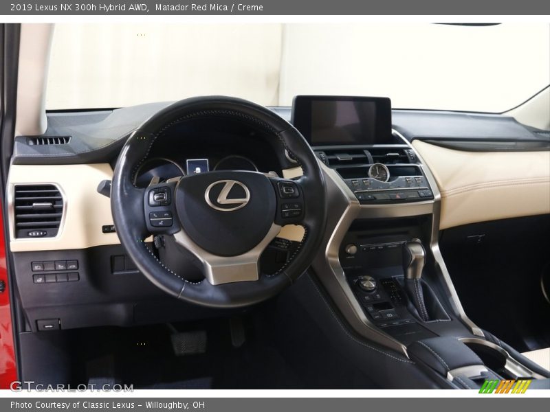Matador Red Mica / Creme 2019 Lexus NX 300h Hybrid AWD