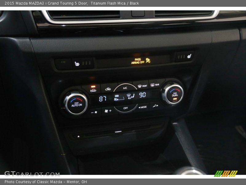 Titanium Flash Mica / Black 2015 Mazda MAZDA3 i Grand Touring 5 Door