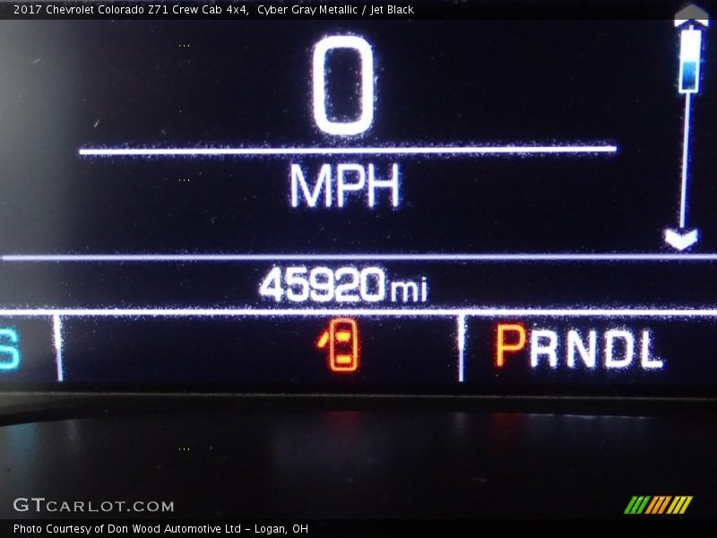 Cyber Gray Metallic / Jet Black 2017 Chevrolet Colorado Z71 Crew Cab 4x4