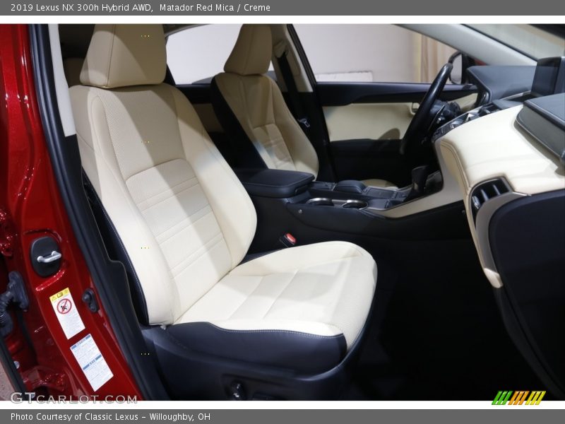 Matador Red Mica / Creme 2019 Lexus NX 300h Hybrid AWD