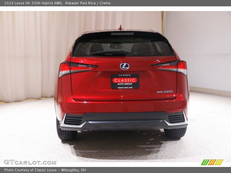 Matador Red Mica / Creme 2019 Lexus NX 300h Hybrid AWD