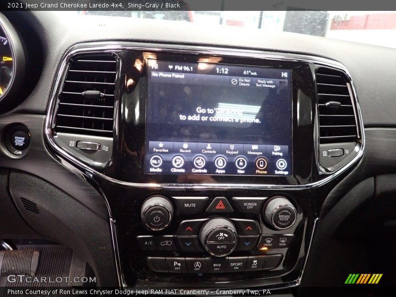 Sting-Gray / Black 2021 Jeep Grand Cherokee Laredo 4x4