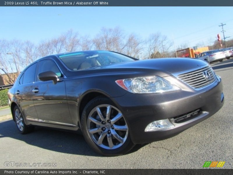 Truffle Brown Mica / Alabaster Off White 2009 Lexus LS 460