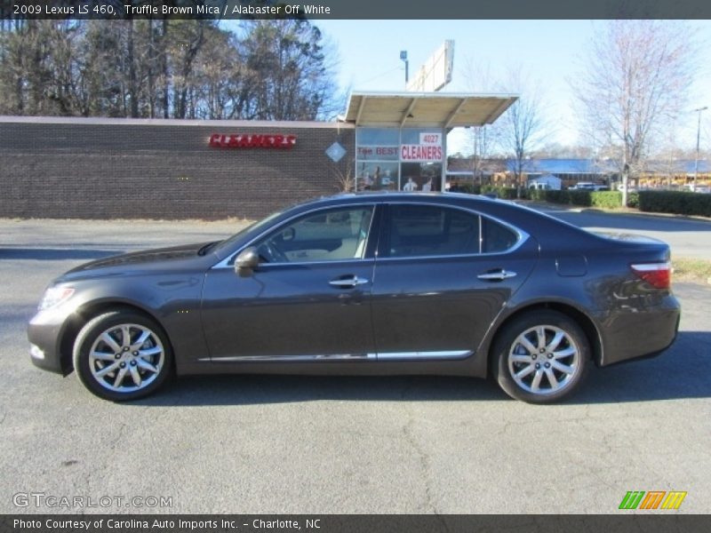 Truffle Brown Mica / Alabaster Off White 2009 Lexus LS 460