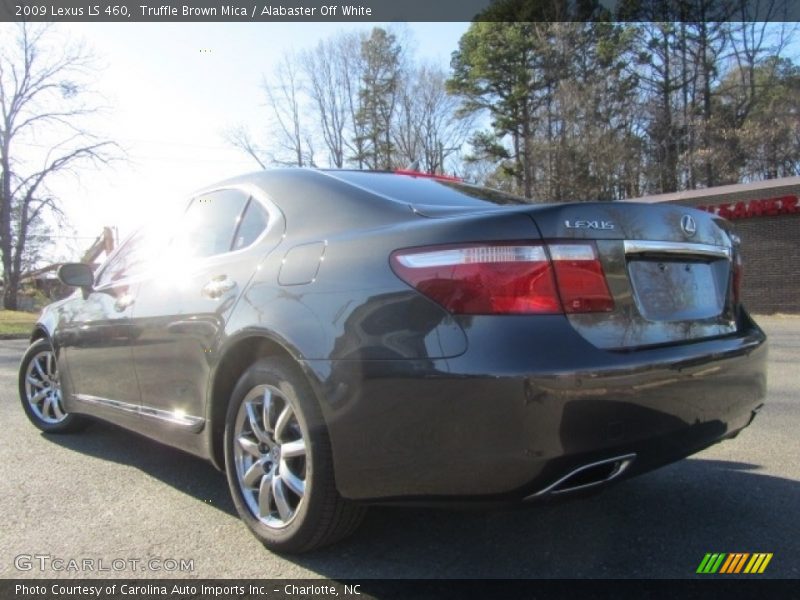 Truffle Brown Mica / Alabaster Off White 2009 Lexus LS 460