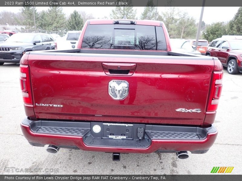 Delmonico Red Pearl / Black 2023 Ram 1500 Limited Crew Cab 4x4