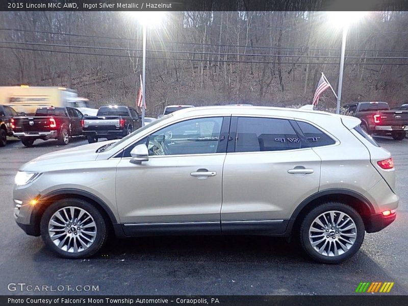 Ingot Silver Metallic / Hazelnut 2015 Lincoln MKC AWD