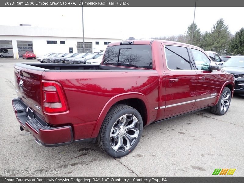 Delmonico Red Pearl / Black 2023 Ram 1500 Limited Crew Cab 4x4