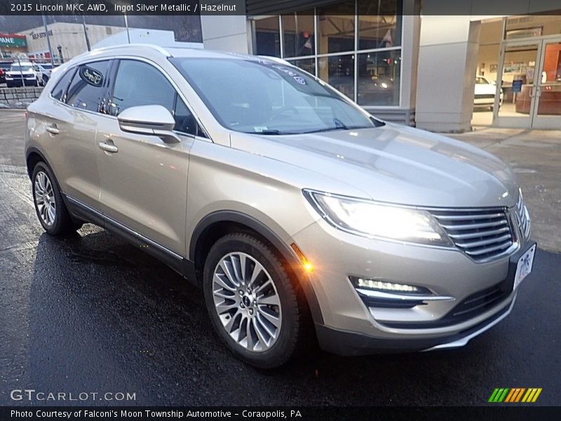 Ingot Silver Metallic / Hazelnut 2015 Lincoln MKC AWD