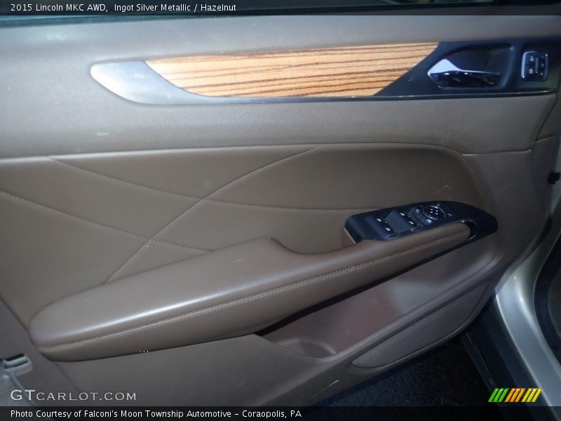 Ingot Silver Metallic / Hazelnut 2015 Lincoln MKC AWD