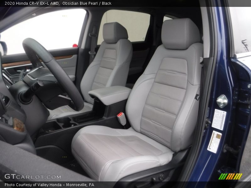 Obsidian Blue Pearl / Black 2020 Honda CR-V EX-L AWD