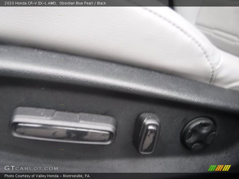 Obsidian Blue Pearl / Black 2020 Honda CR-V EX-L AWD
