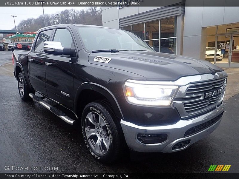 Diamond Black Crystal Pearl / Black 2021 Ram 1500 Laramie Crew Cab 4x4