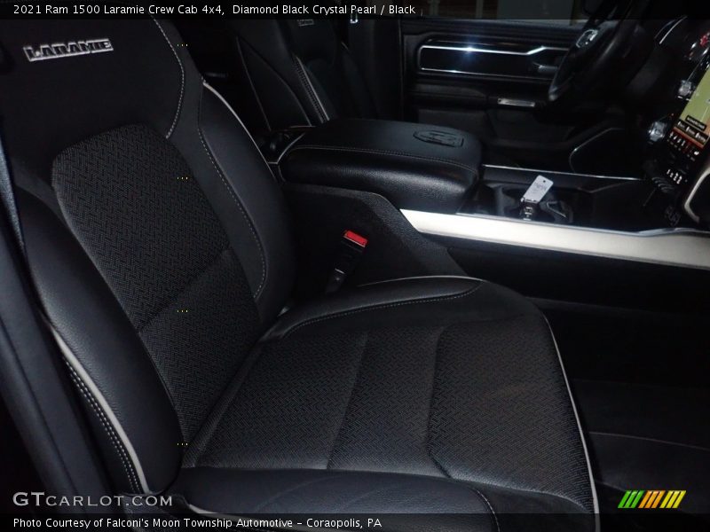 Diamond Black Crystal Pearl / Black 2021 Ram 1500 Laramie Crew Cab 4x4