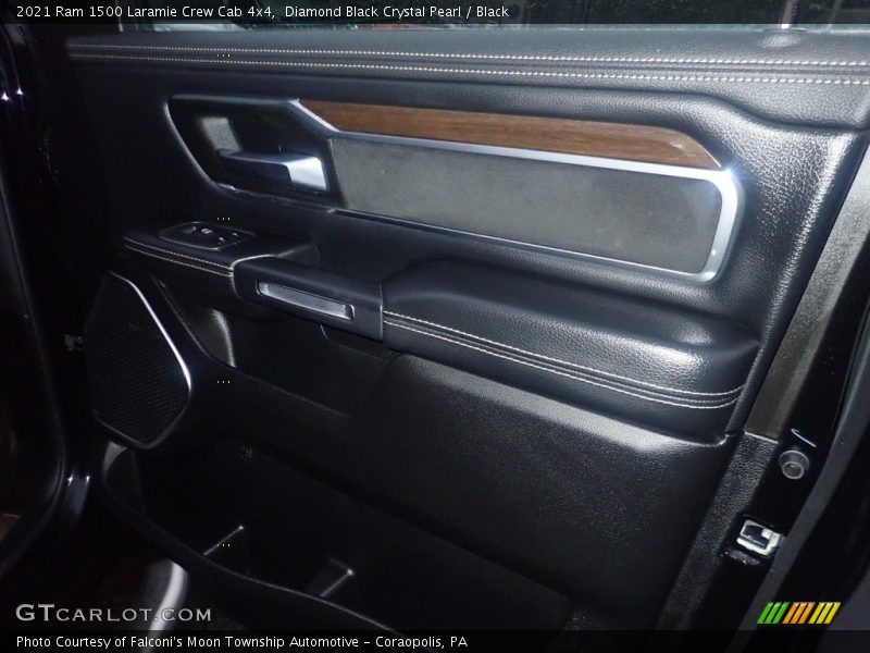 Diamond Black Crystal Pearl / Black 2021 Ram 1500 Laramie Crew Cab 4x4