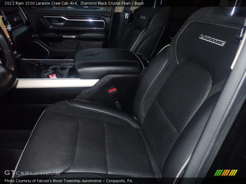 Diamond Black Crystal Pearl / Black 2021 Ram 1500 Laramie Crew Cab 4x4