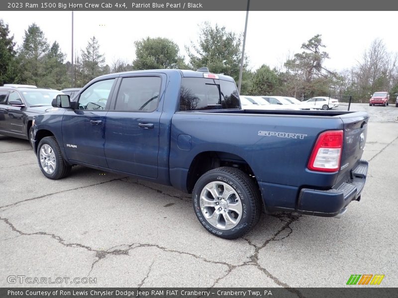 Patriot Blue Pearl / Black 2023 Ram 1500 Big Horn Crew Cab 4x4