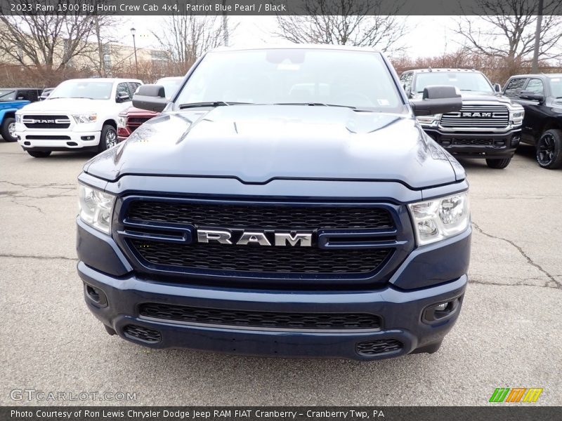 Patriot Blue Pearl / Black 2023 Ram 1500 Big Horn Crew Cab 4x4