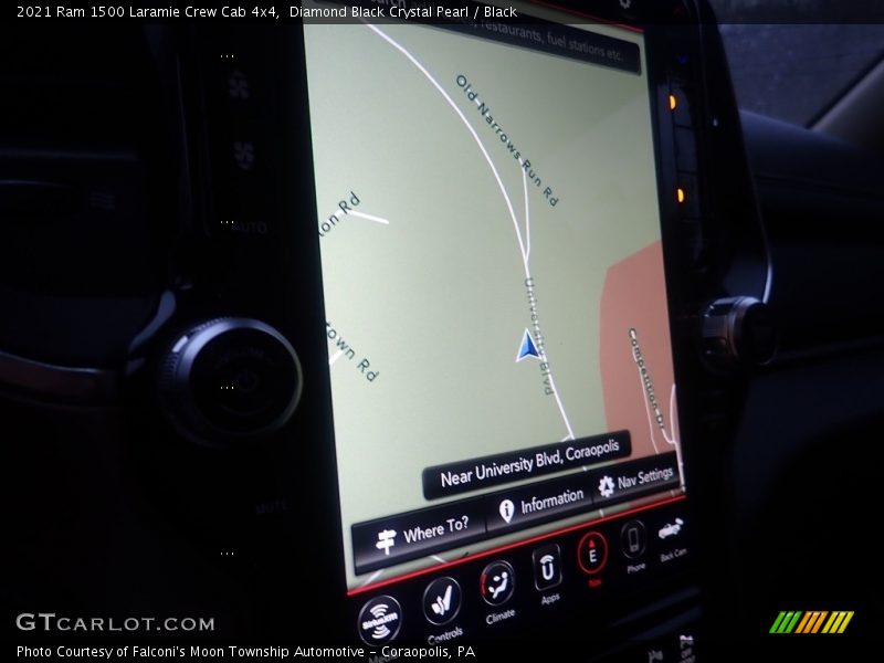 Diamond Black Crystal Pearl / Black 2021 Ram 1500 Laramie Crew Cab 4x4