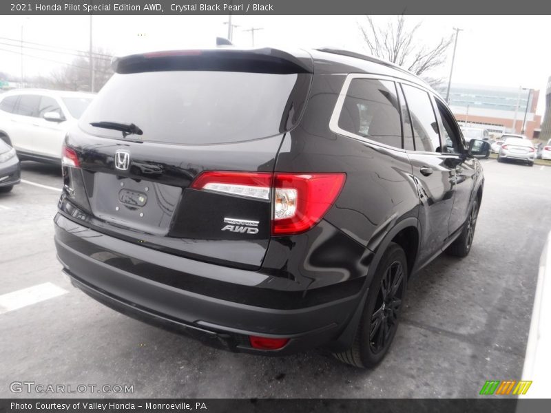 Crystal Black Pearl / Black 2021 Honda Pilot Special Edition AWD