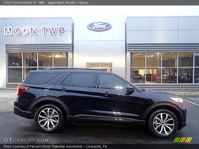 Agate Black Metallic / Ebony 2020 Ford Explorer ST 4WD