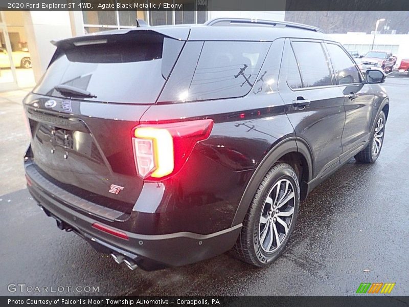 Agate Black Metallic / Ebony 2020 Ford Explorer ST 4WD