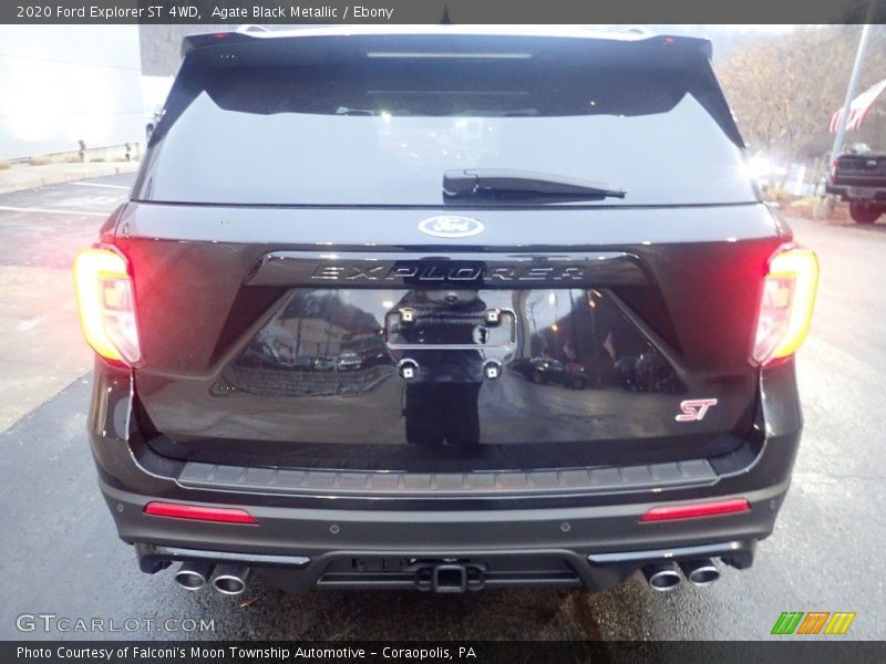 Agate Black Metallic / Ebony 2020 Ford Explorer ST 4WD
