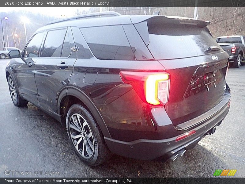 Agate Black Metallic / Ebony 2020 Ford Explorer ST 4WD