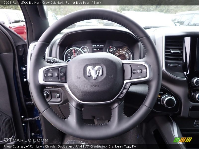  2023 1500 Big Horn Crew Cab 4x4 Steering Wheel