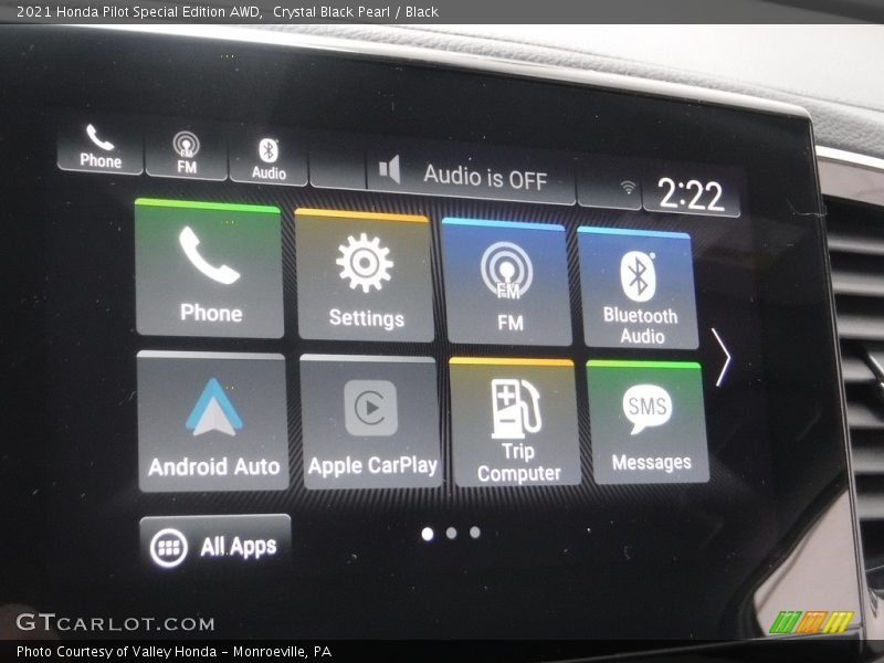 Crystal Black Pearl / Black 2021 Honda Pilot Special Edition AWD