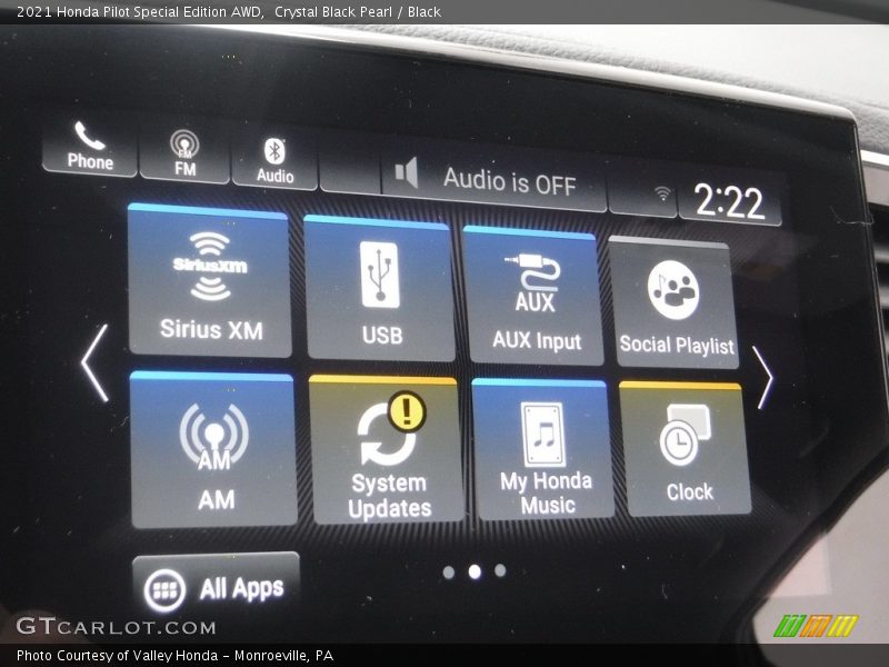 Crystal Black Pearl / Black 2021 Honda Pilot Special Edition AWD