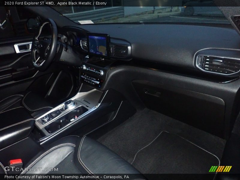 Agate Black Metallic / Ebony 2020 Ford Explorer ST 4WD