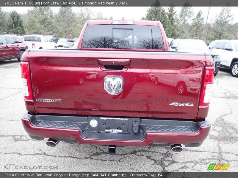 Delmonico Red Pearl / Black 2023 Ram 1500 Big Horn Crew Cab 4x4