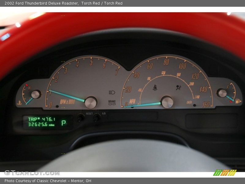 Torch Red / Torch Red 2002 Ford Thunderbird Deluxe Roadster