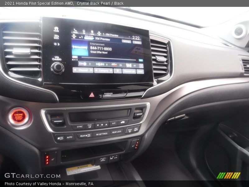 Crystal Black Pearl / Black 2021 Honda Pilot Special Edition AWD