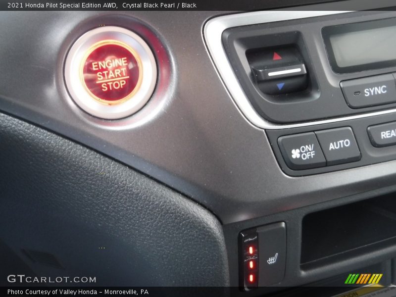 Crystal Black Pearl / Black 2021 Honda Pilot Special Edition AWD