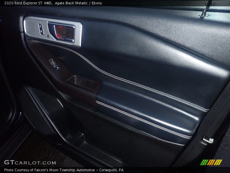 Agate Black Metallic / Ebony 2020 Ford Explorer ST 4WD