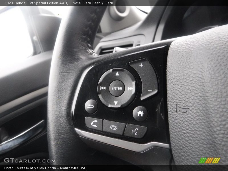 Crystal Black Pearl / Black 2021 Honda Pilot Special Edition AWD