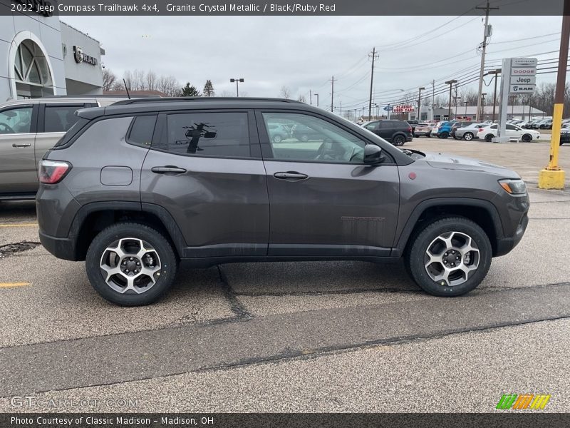 Granite Crystal Metallic / Black/Ruby Red 2022 Jeep Compass Trailhawk 4x4
