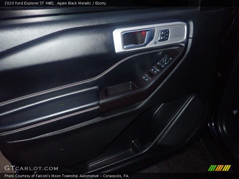 Agate Black Metallic / Ebony 2020 Ford Explorer ST 4WD