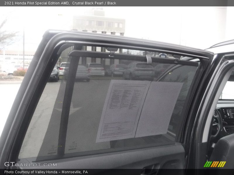 Crystal Black Pearl / Black 2021 Honda Pilot Special Edition AWD
