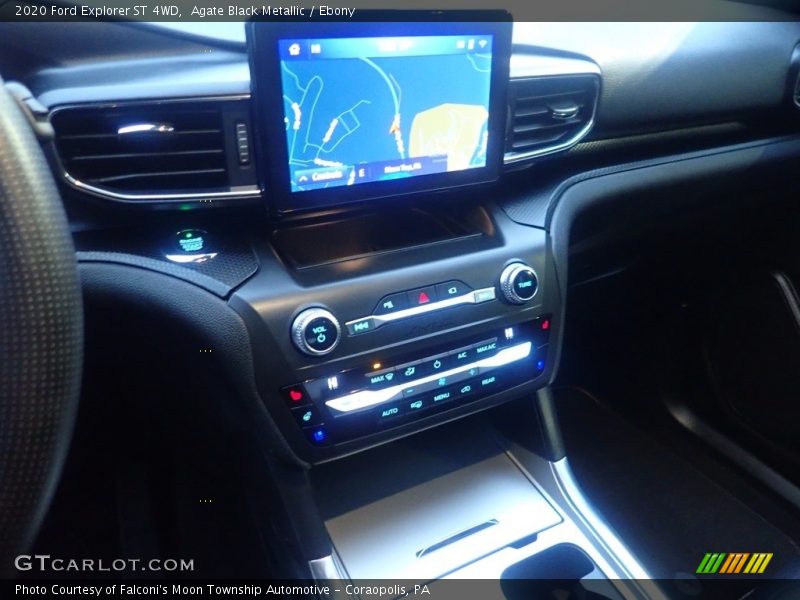Agate Black Metallic / Ebony 2020 Ford Explorer ST 4WD