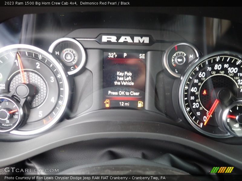  2023 1500 Big Horn Crew Cab 4x4 Big Horn Crew Cab 4x4 Gauges