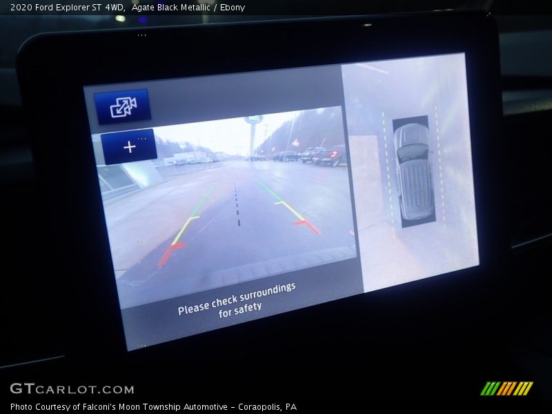 Agate Black Metallic / Ebony 2020 Ford Explorer ST 4WD