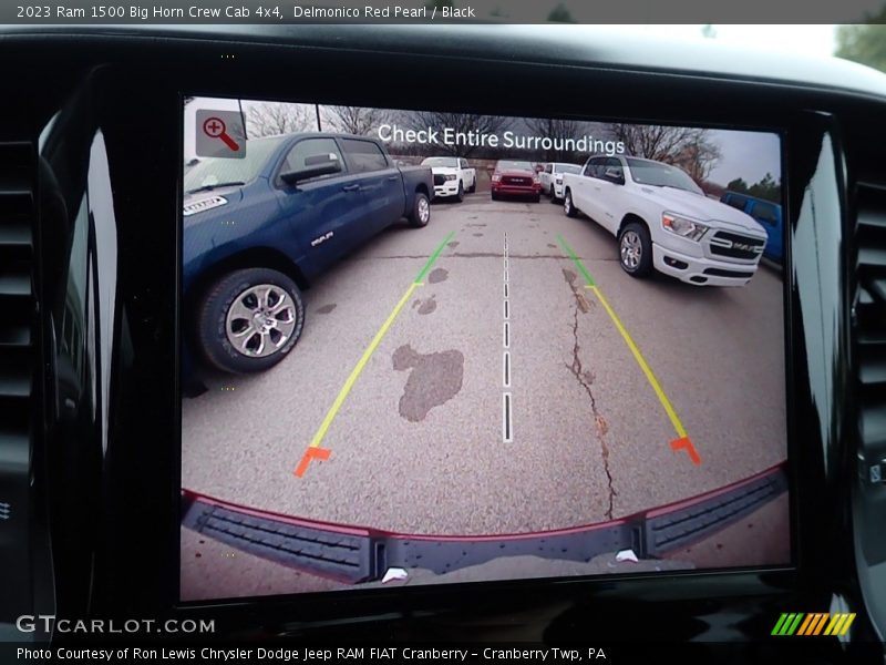 Delmonico Red Pearl / Black 2023 Ram 1500 Big Horn Crew Cab 4x4