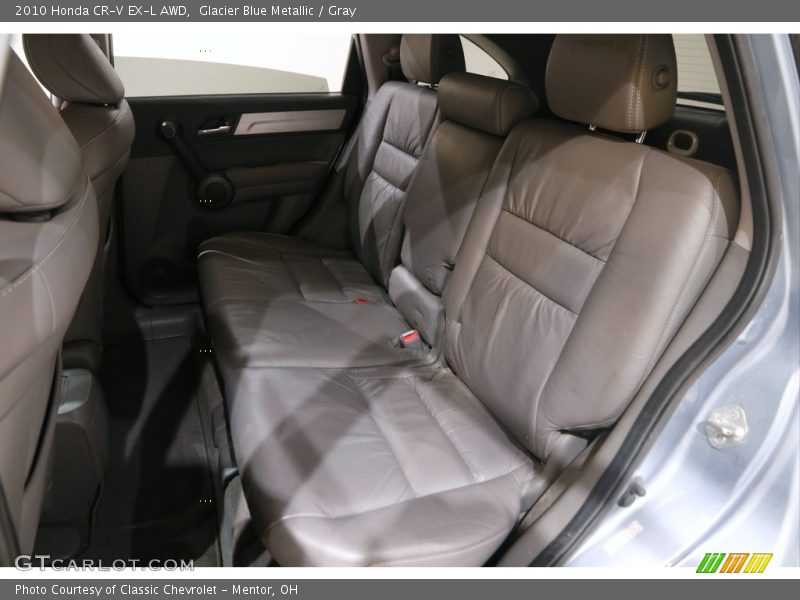Glacier Blue Metallic / Gray 2010 Honda CR-V EX-L AWD