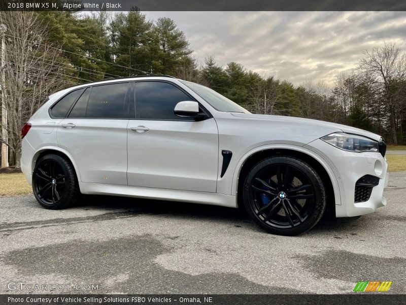 Alpine White / Black 2018 BMW X5 M