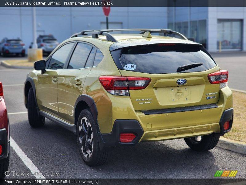 Plasma Yellow Pearl / Black 2021 Subaru Crosstrek Limited